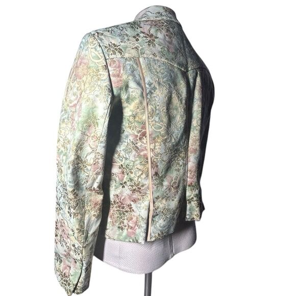 Larry Levine Women's Size 14 2pc Blazer Skirt Career Set Jacquard Work Lined - Picture 12 of 16